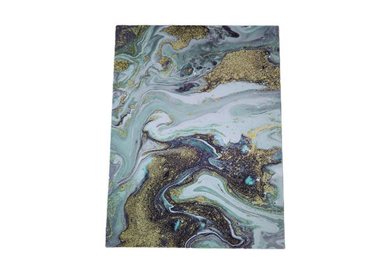 Yüksek Parlak 1220x2440mm PVC Mermer Levha 3mm PVC Duvar Paneli