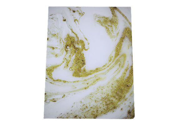 Yüksek Parlak 1220x2440mm PVC Mermer Levha 3mm PVC Duvar Paneli