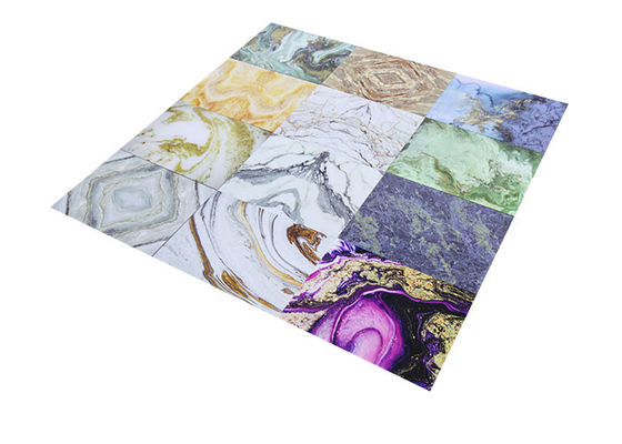 1220x2440mmx3mm PVC Mermer Levha 3D Baskı UV Panel Dekoratif