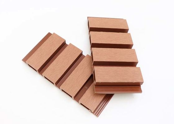 160x24mm Dış WPC Duvar Paneli İçi Boş Ahşap Plastik Kompozit Duvar Panosu