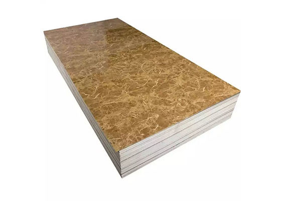 Kapalı Duvar Dekoru İçin 3mm 4x8 PVC UV Mermer Levha