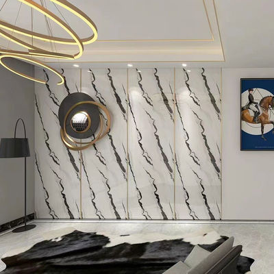 Kapalı Duvar Dekoru İçin 3mm 4x8 PVC UV Mermer Levha