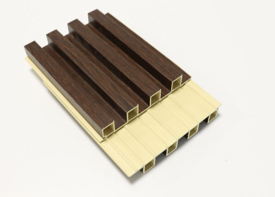 İç Dekorasyon 192mm x 14mm İçin Hızlı Kurulum Yanmaz WPC Duvar Paneli Kaplaması