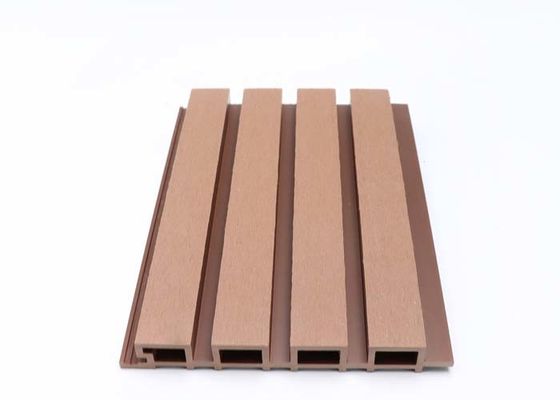 Dış 3D Duvar Paneli 140mm - 160mm Ahşap Tahıl WPC Duvar Kaplaması