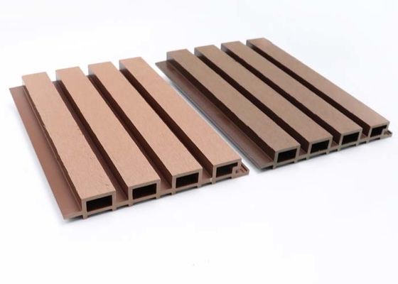 Dış 3D Duvar Paneli 140mm - 160mm Ahşap Tahıl WPC Duvar Kaplaması
