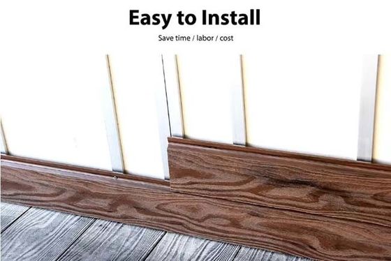 Açık Bahçe Dekorasyonu için WPC Ahşap Plastik Kompozit Döşeme Decking Deco Kurulu