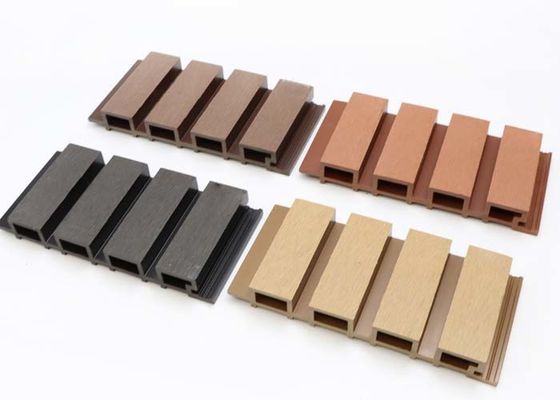 Dış Mekan Ahşap Plastik Kompozit Dış Cephe Kaplama PVC WPC Duvar Panelleri
