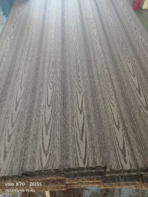 Su geçirmez Kaymaz Dış Mekan WPC Decking Mühendislik Meşe Ahşap Döşeme