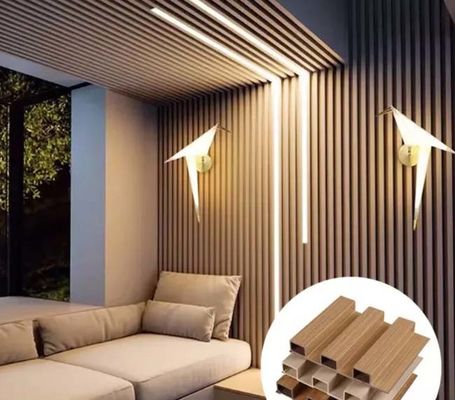 Ahşap Plastik Kompozit İç WPC Duvar Paneli İç Mekan WPC Duvar Paneli