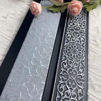 Su geçirmez Dekorasyon PS İç Mekan 3D Ahşap Duvar Kaplama Korniş Kalıplama