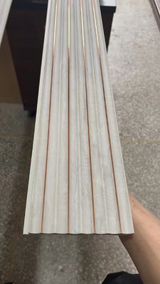 Su geçirmez Dekorasyon PS İç Mekan 3D Ahşap Duvar Kaplama Korniş Kalıplama