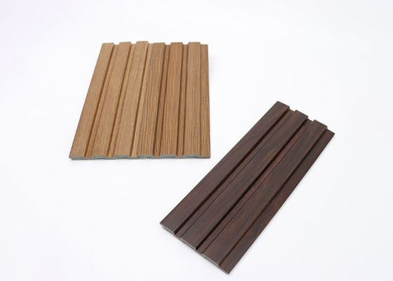 Arka Plan 120x12mm İçin Altın Gümüş Çizgili Kapalı Paneller PS Duvar Kaplama Paneli