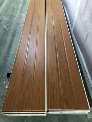 Dekoratif Laminat Ahşap PVC Tavan Panelleri 25cm Plastik Duvar Paneli İç
