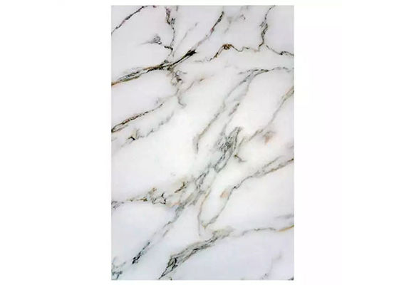 Suudi Arabistan için 1220x2800x3mm PVC Mermer Levha Duvar Dekoratif UV Kurulu