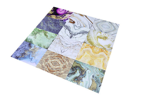 Suudi Arabistan için 1220x2800x3mm PVC Mermer Levha Duvar Dekoratif UV Kurulu