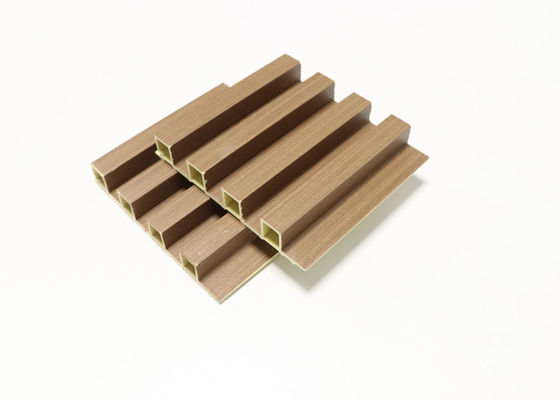 İç Dekorasyon İçin Ahşap Taneler Lamine İç WPC Duvar Paneli 160x24mm