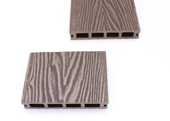 140x25mm Co Ekstrüzyon WPC Zemin Kaplaması Geri Dönüşümlü Ahşap Plastik Kompozit Döşeme