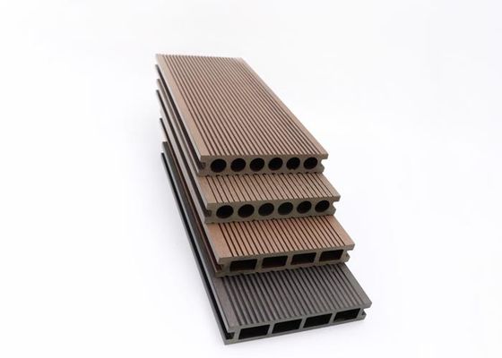 140x25mm Co Ekstrüzyon WPC Zemin Kaplaması Geri Dönüşümlü Ahşap Plastik Kompozit Döşeme