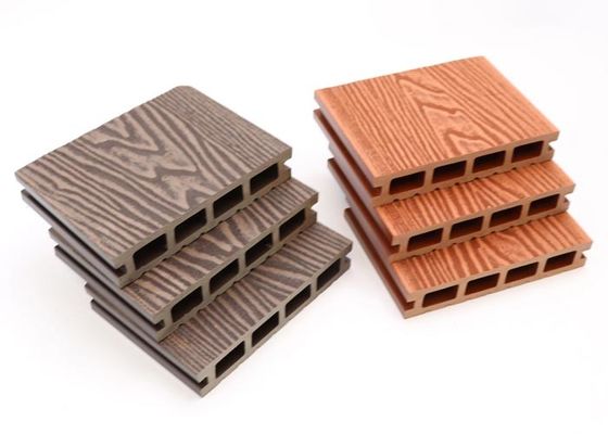 Co Ekstrüzyon Dış WPC Decking İçi Boş Kompozit Decking Board
