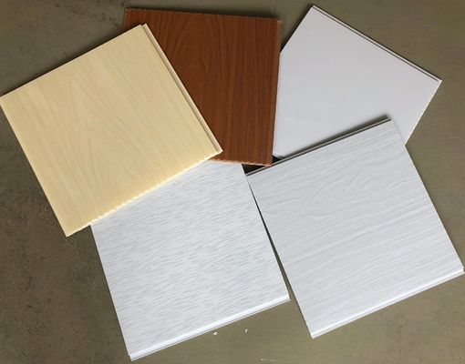 Laminat PVC Tavan Panosu Saf Beyaz PVC Panel Mat Beyaz PVC Tavan Duvar Paneli