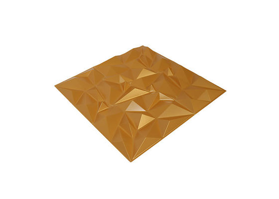 Yangın Önleme Suya Dayanıklı Dekoratif 3D Duvar Panelleri 19.7x19.7 inç