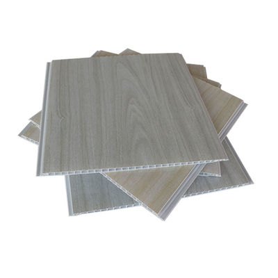 Güney Amerika İçin Yüksek Parlak Kapalı Ahşap 250x8mm Baskı PVC Tavan Paneli