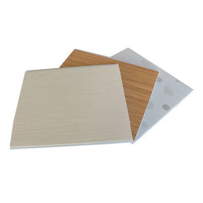 Güney Amerika İçin Yüksek Parlak Kapalı Ahşap 250x8mm Baskı PVC Tavan Paneli