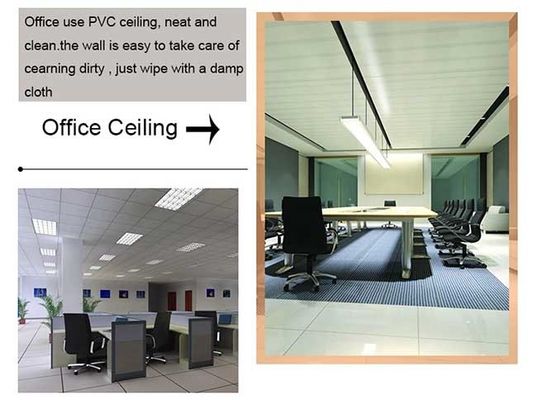 İnşaat Malzemesi İç Dekoratif PVC Tavan Panel Duvar