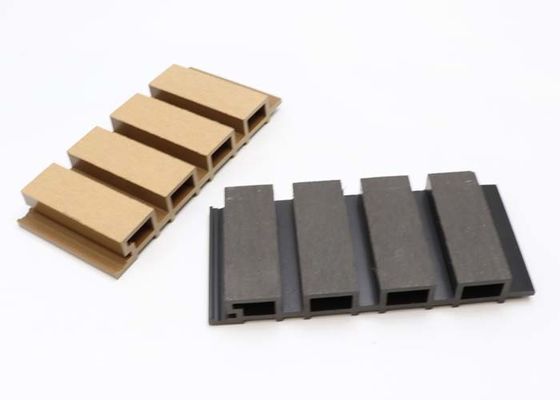 Çoklu Renkler HDPE 219x26mm WPC Duvar Kaplama Dış Dekorasyon Malzemesi