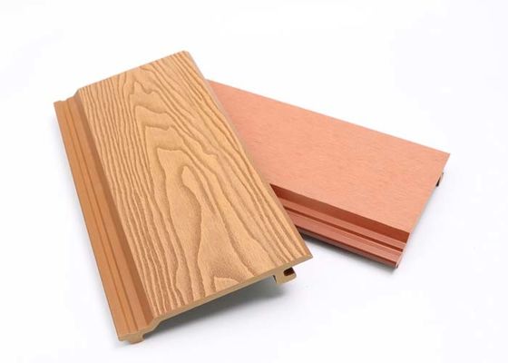 Çoklu Renkler HDPE 148x21mm Dış WPC Duvar Paneli Dekorasyon Malzemesi