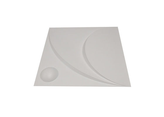 Duvarlar için PVC Reçine Suya Dayanıklı Ev Dekoratif 3D İç Cephe Paneli
