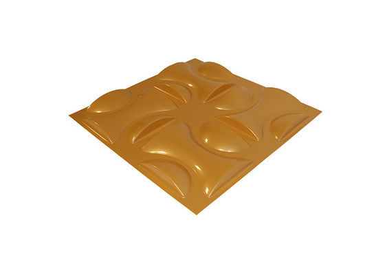 Duvarlar için PVC Reçine Suya Dayanıklı Ev Dekoratif 3D İç Cephe Paneli