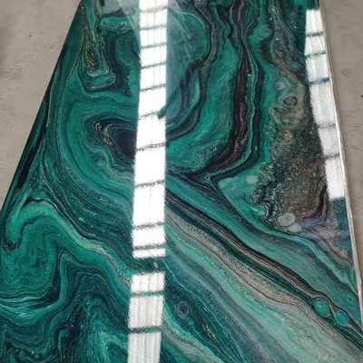 3D Baskı PVC Mermer Levha UV Mermer 1220x2440 Mm Duvar Dekorasyonu İçin