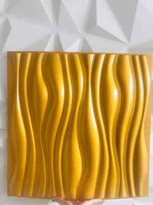 50x50cm Dekoratif 3D Duvar Panelleri Ev İç Mekan Modern Tasarım %100 PVC
