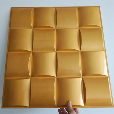 50x50cm Dekoratif 3D Duvar Panelleri Ev İç Mekan Modern Tasarım %100 PVC