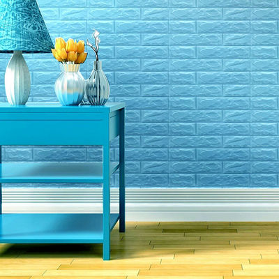 3D PE Köpük Duvar Kağıdı Ev Dekorasyonu İçin Kendinden Yapışkanlı Duvar Kağıdı