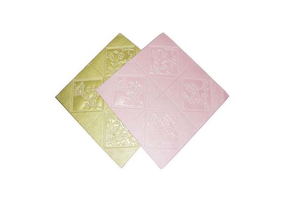 Oturma Odası Dekoru İçin Kendinden Yapışkanlı 3D Köpük Tuğla Dekoratif Köpük Duvar Sticker Rulo
