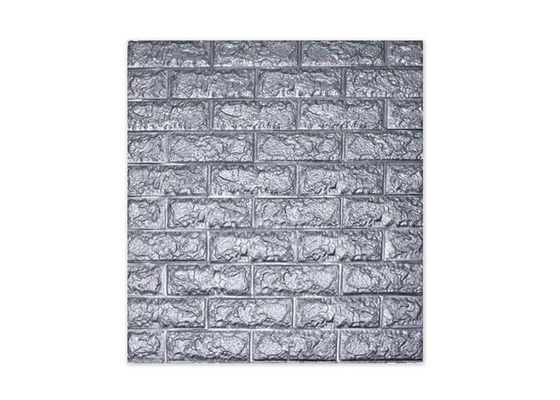 Oturma Odası Dekoru İçin Kendinden Yapışkanlı 3D Köpük Tuğla Dekoratif Köpük Duvar Sticker Rulo
