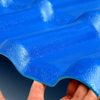 Asa Sentetik Reçine Çatı Kiremitleri Oluklu PVC Kiremit Kiremitleri UPVC Plastik Çatı Kaplama Levhaları