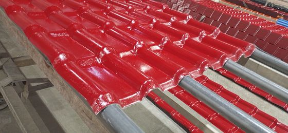 Asa Sentetik Reçine Çatı Kiremitleri Oluklu PVC Kiremit Kiremitleri UPVC Plastik Çatı Kaplama Levhaları