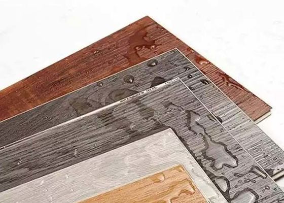İç Vinil Tahta Karo Döşeme Suya Dayanıklı Plastik PVC Vinil Döşeme