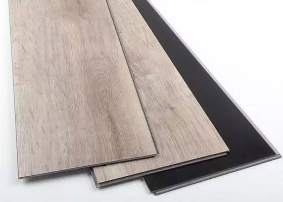 Su geçirmez SPC Döşeme Kapalı Unlin Click PVC Plastik 4mm Vinil Tahta