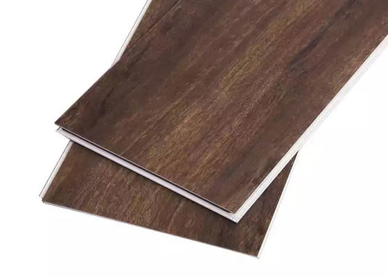 Su geçirmez SPC Döşeme Kapalı Unlin Click PVC Plastik 4mm Vinil Tahta