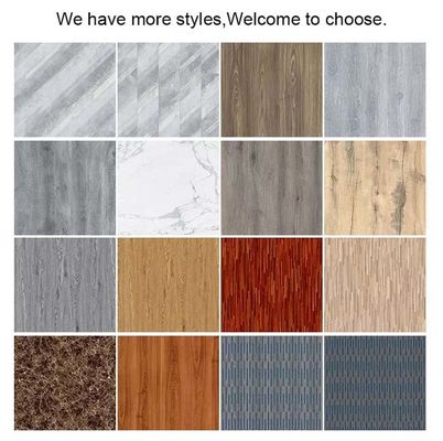 Su geçirmez SPC Döşeme Kapalı Unlin Click PVC Plastik 4mm Vinil Tahta