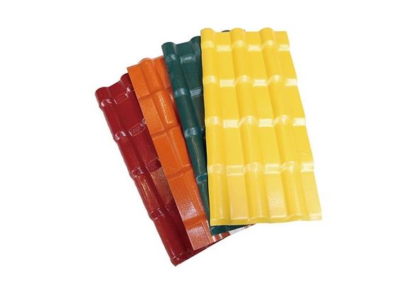 Tuğla Tasarım 1.0mm 1.3mm 1.5mm PVC Kiremit Güneş Çatı Kiremitleri Ev Dekorasyonu