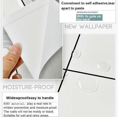 Taş Duvar Kağıdı Ruloları 3d Tuğla PVC Duvar Kağıdı Etiket Rulosu Kendinden Yapışkanlı Duvar Kağıdı