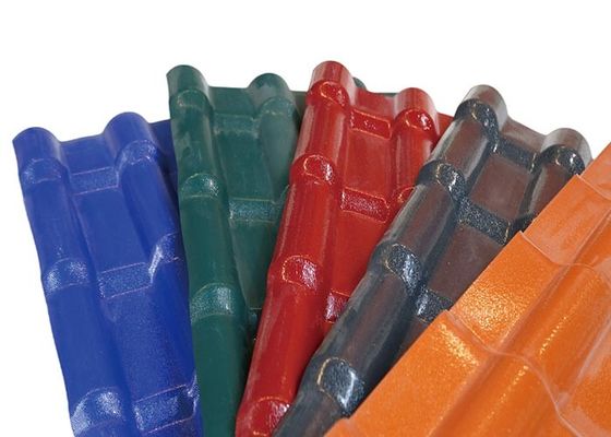 Klasik Tip Çatı Kiremitleri / Çelik Çatı Kaplama Levhası İçin Taş Kaplı Metal Kiremit