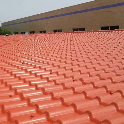 Klasik Tip Çatı Kiremitleri / Çelik Çatı Kaplama Levhası İçin Taş Kaplı Metal Kiremit