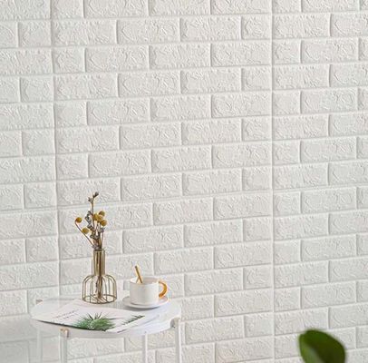 Nem Geçirmez Köpük Duvar Kağıdı Kendinden Yapışkanlı Ev Dekoratif DIY 3D