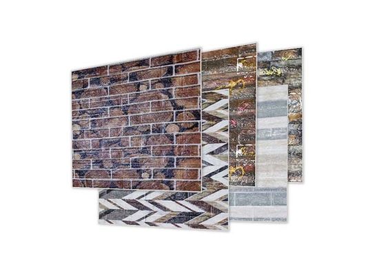 Nem Geçirmez Köpük Duvar Kağıdı Kendinden Yapışkanlı Ev Dekoratif DIY 3D